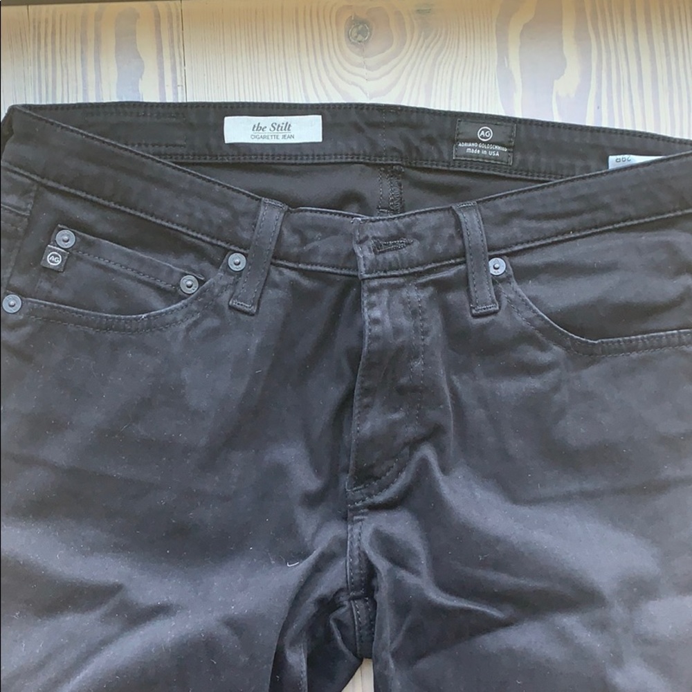 AG Adriano Goldschmied black jeans The Stilt cut